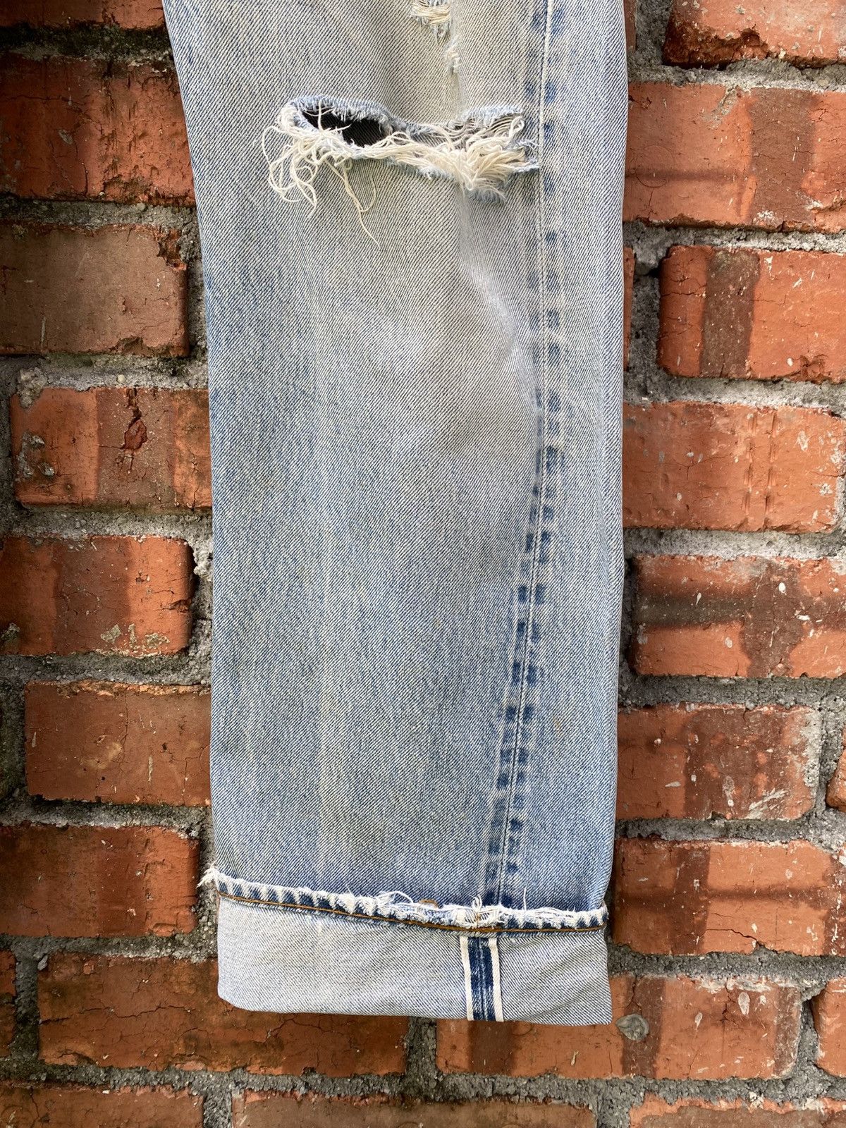 Levi's Vintage Clothing W32x31 Vintage levi's 501 redline distressed denime Size US 32 / EU 48 - 9 Thumbnail