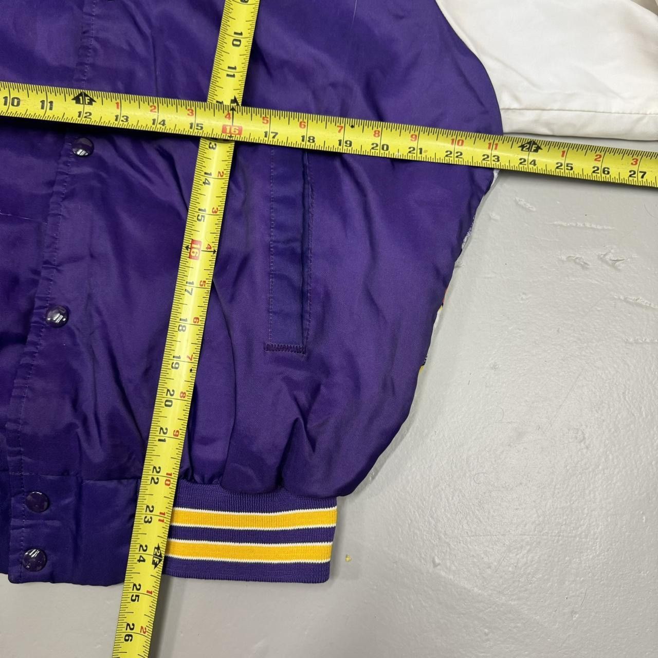 Chalk Line Vintage 80s Chalk Line LA Lakers Satin Bomber Snap Medium Size US M / EU 48-50 / 2 - 8 Thumbnail