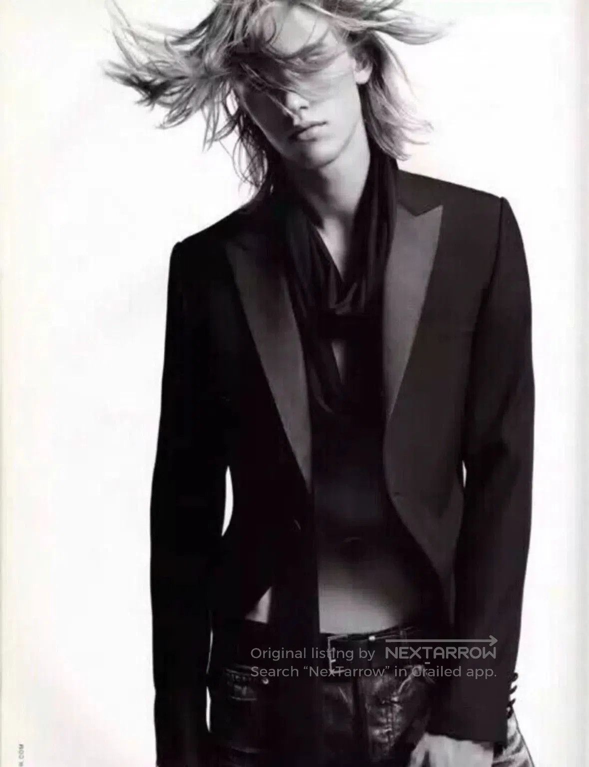 Hedi Slimane Dior Homme Silk Peak Lapel Smoking Suit. Size US S / EU 44-46 / 1 - 8 Thumbnail