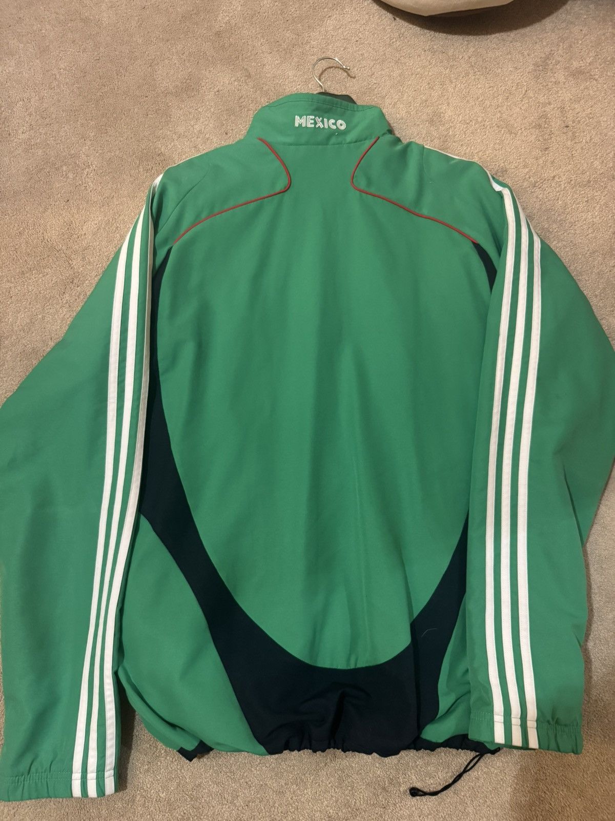 Adidas Retro Adidas Mexico Windbreaker Size US L / EU 52-54 / 3 - 2 Thumbnail