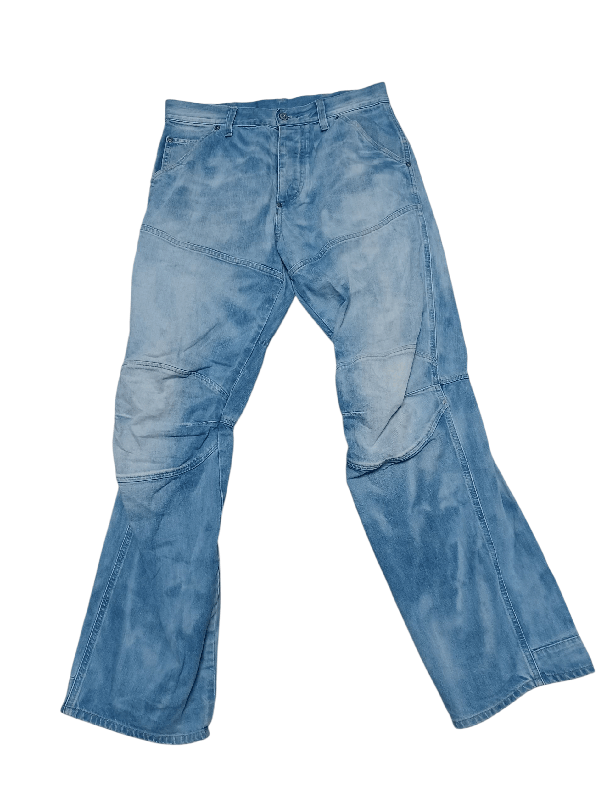 G-Star G STAR RAW DOUBLE KNEE AVANT GARDE BLUE WASHED JEANS DENIM Size US 32 / EU 48 - 1 Thumbnail