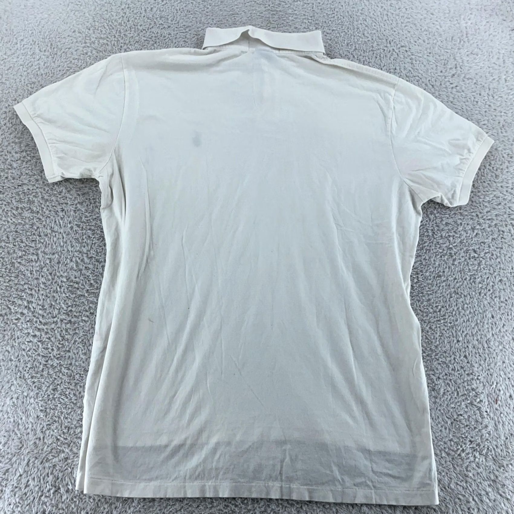 Polo Ralph Lauren Polo Ralph Lauren Polo Shirt Mens L/XL Custom Fit Classic Pony Embroidered White 100% Cotton Slim Short Sleeve Polo Shirt Mens Boys Womens Size US L / EU 52-54 / 3 - 4 Thumbnail