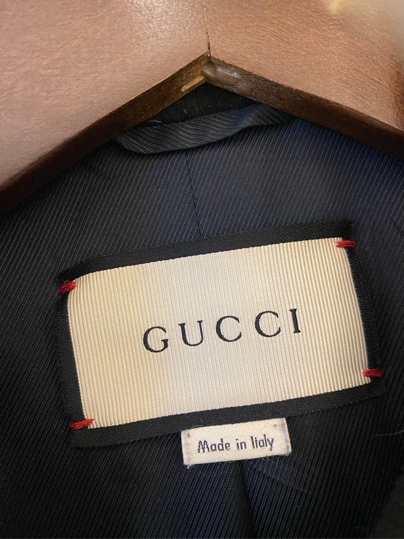 Gucci Gucci Size 38 Black wool tweed coat 2503-Nextarrow Size US XS / EU 42 / 0 - 4 Thumbnail