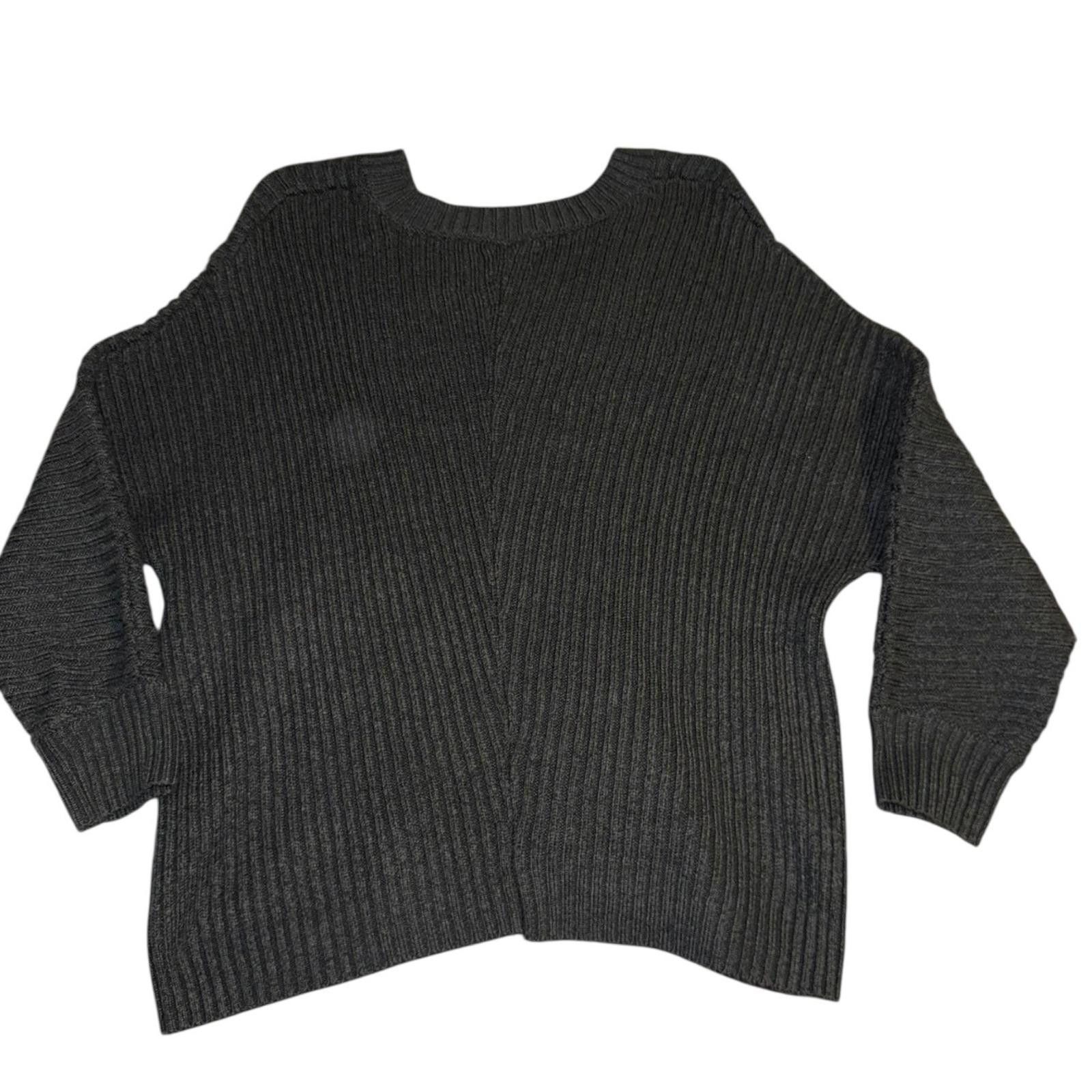 Other Sonoma Goods For Life Womens XL Ribbed V-Neck Knit Sweater Size XL / US 12-14 / IT 48-50 - 2 Thumbnail