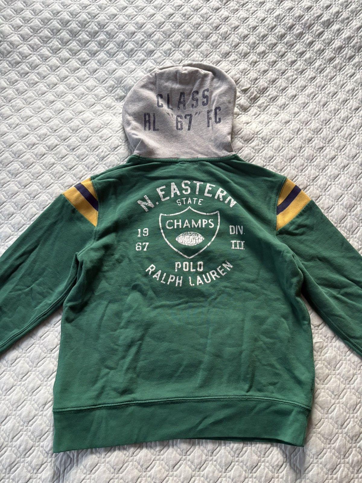 Polo Ralph Lauren Polo Ralph Lauren Letterman Hoodie Size US XS / EU 42 / 0 - 4 Thumbnail