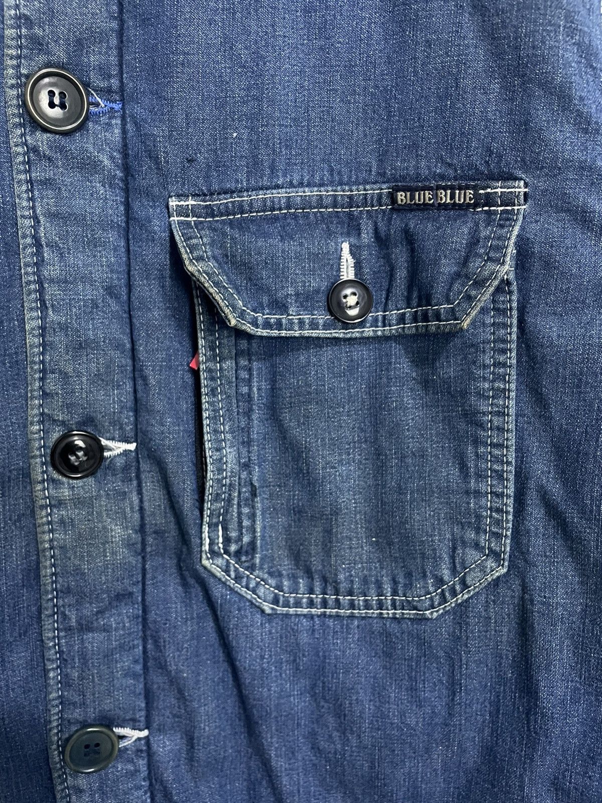 Blue Blue Japan Blue Blue Japan Chore Denim Jacket Size US L / EU 52-54 / 3 - 2 Thumbnail