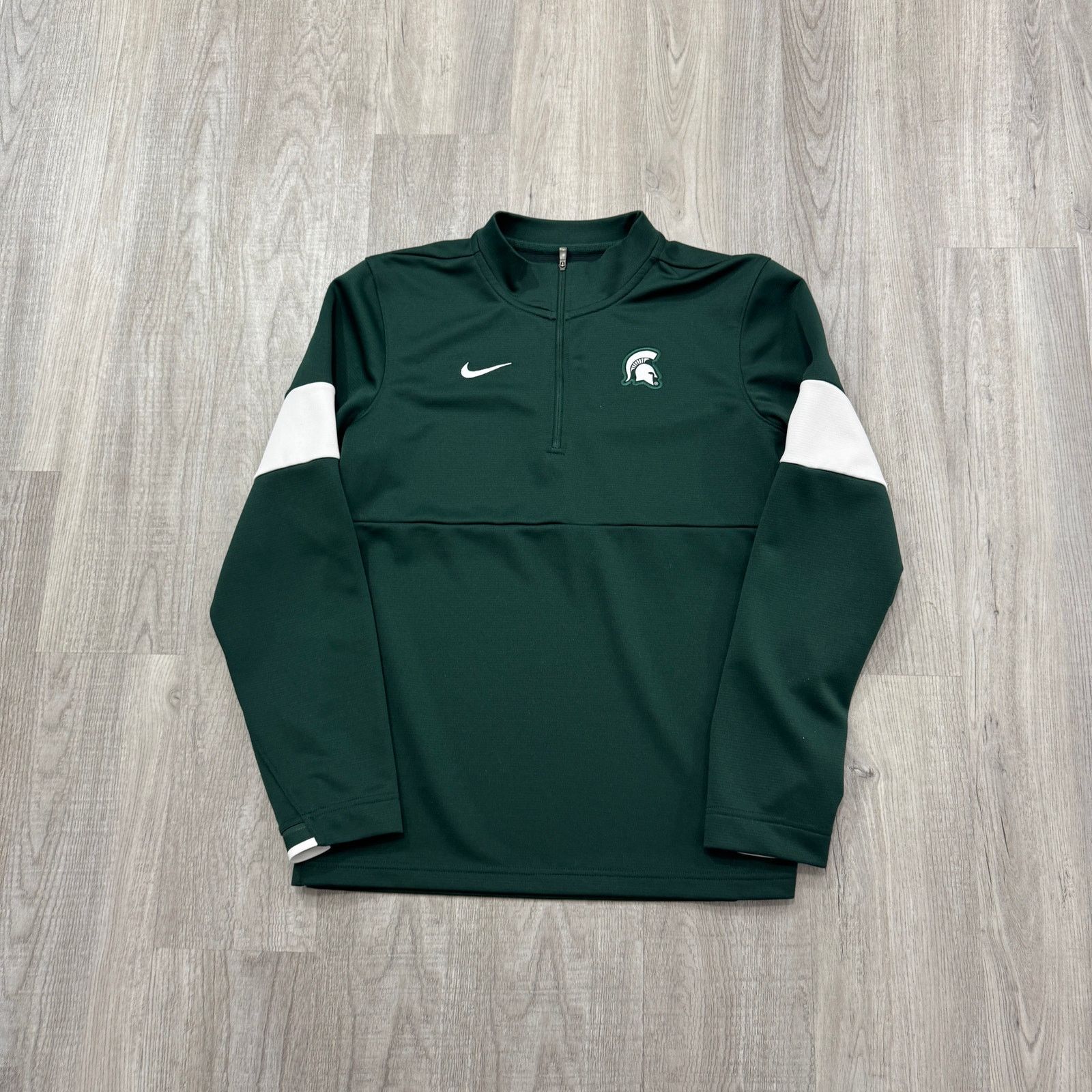 Nike Nike Michigan State Spartans 1/4 Zip Men's Small Sweatshirt Size US S / EU 44-46 / 1 - 1 Thumbnail