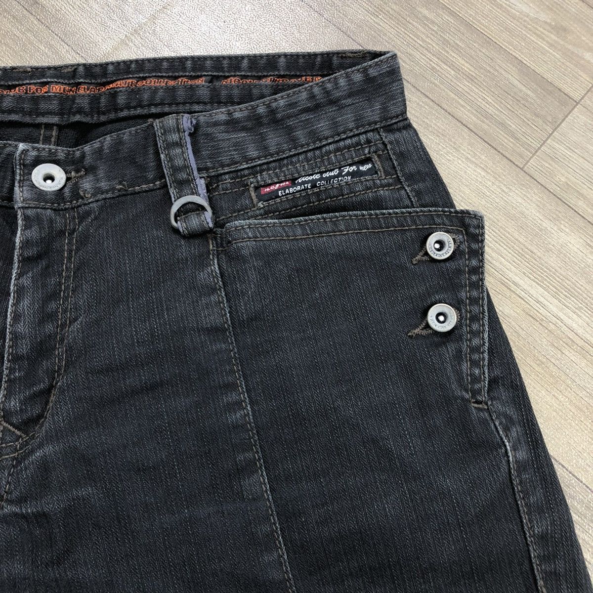Hysteric Glamour × If Six Was Nine × Nicole Club 🇯🇵 2000s Nicole Club For Men Lgb Harajuku Style Flared Jeans Size US 31 - 9 Thumbnail