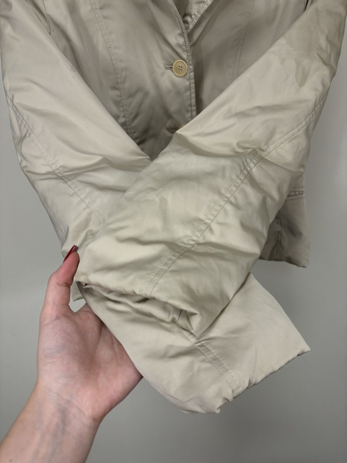 Max Mara Max Mara Beige Women’s Classic Luxury Jacket Size M / US 6-8 / IT 42-44 - 7 Thumbnail