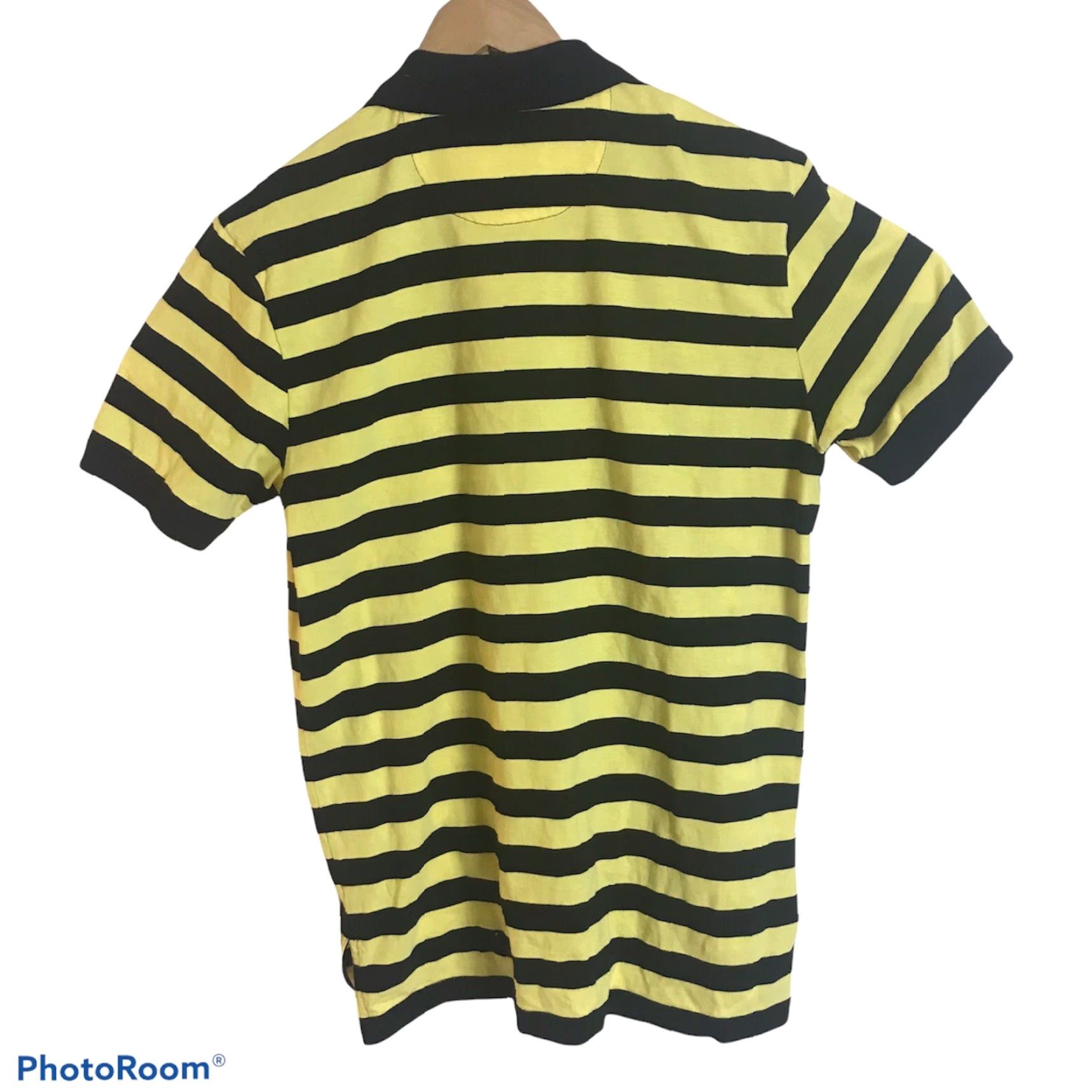 Brooks Brothers Brooks Brothers Polo Shirt Mens Medium Striped Blue Yellow Boat Patch Nautical Crew Neck Short Sleeve Casual Size US M / EU 48-50 / 2 - 4 Thumbnail