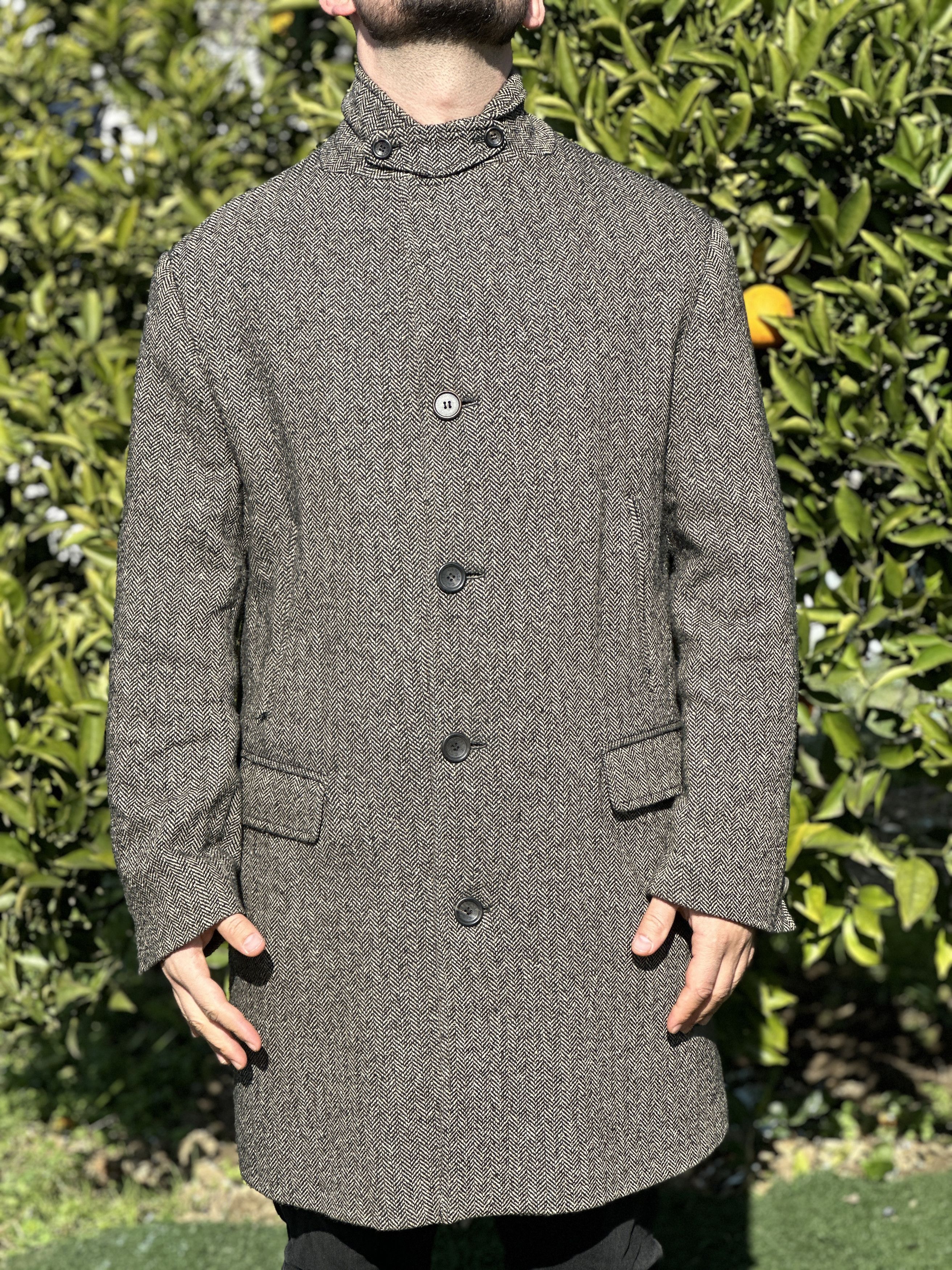 Canali Seta Canali Tweed Knit Style Royal Trench Jacket Size 50 Size US M / EU 48-50 / 2 - 11 Thumbnail