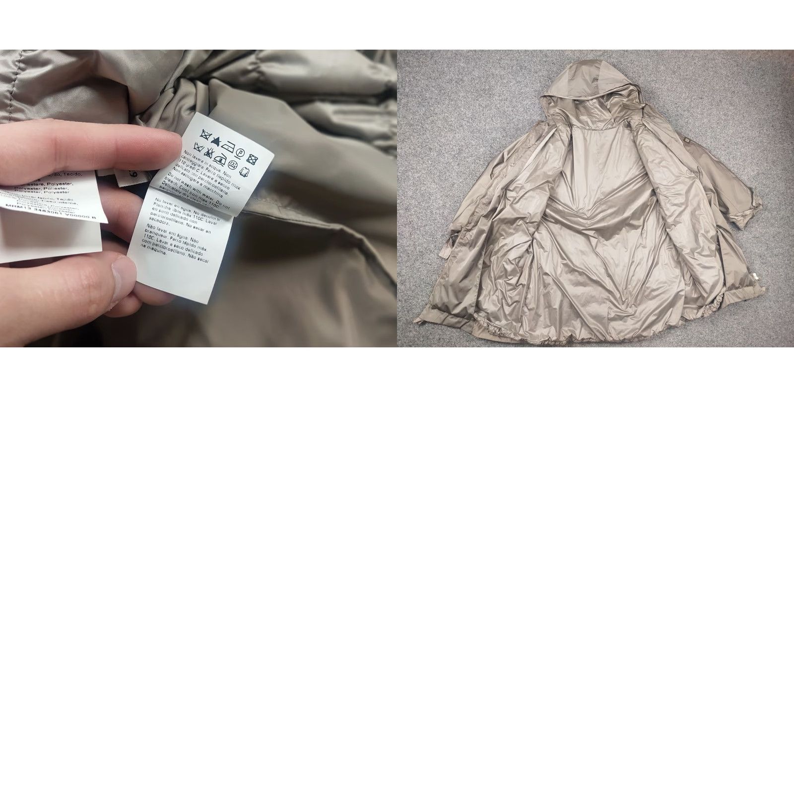 Marina Rinaldi Voyage Marina Rinaldi Premium Long Coat Hooded Jacket Designer Winter Lining Down Transformer Silver 2XL Women Size XXL / US 16-18 / IT 52-54 - 11 Thumbnail