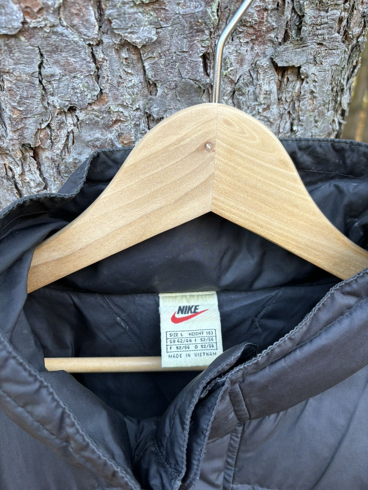 Nike × Vintage Rare 90’s Vintage Nike Down Puffer Jacket Big Swoosh Logo Size US L / EU 52-54 / 3 - 3 Thumbnail