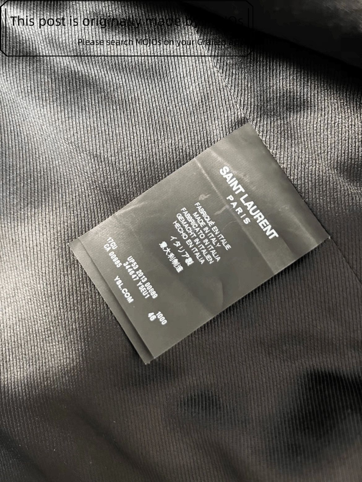 Saint Laurent Paris Sz 46 Saint Laurent Paris 14SS L17 Bike Leather Vest Mojos49 Size US S / EU 44-46 / 1 - 6 Thumbnail
