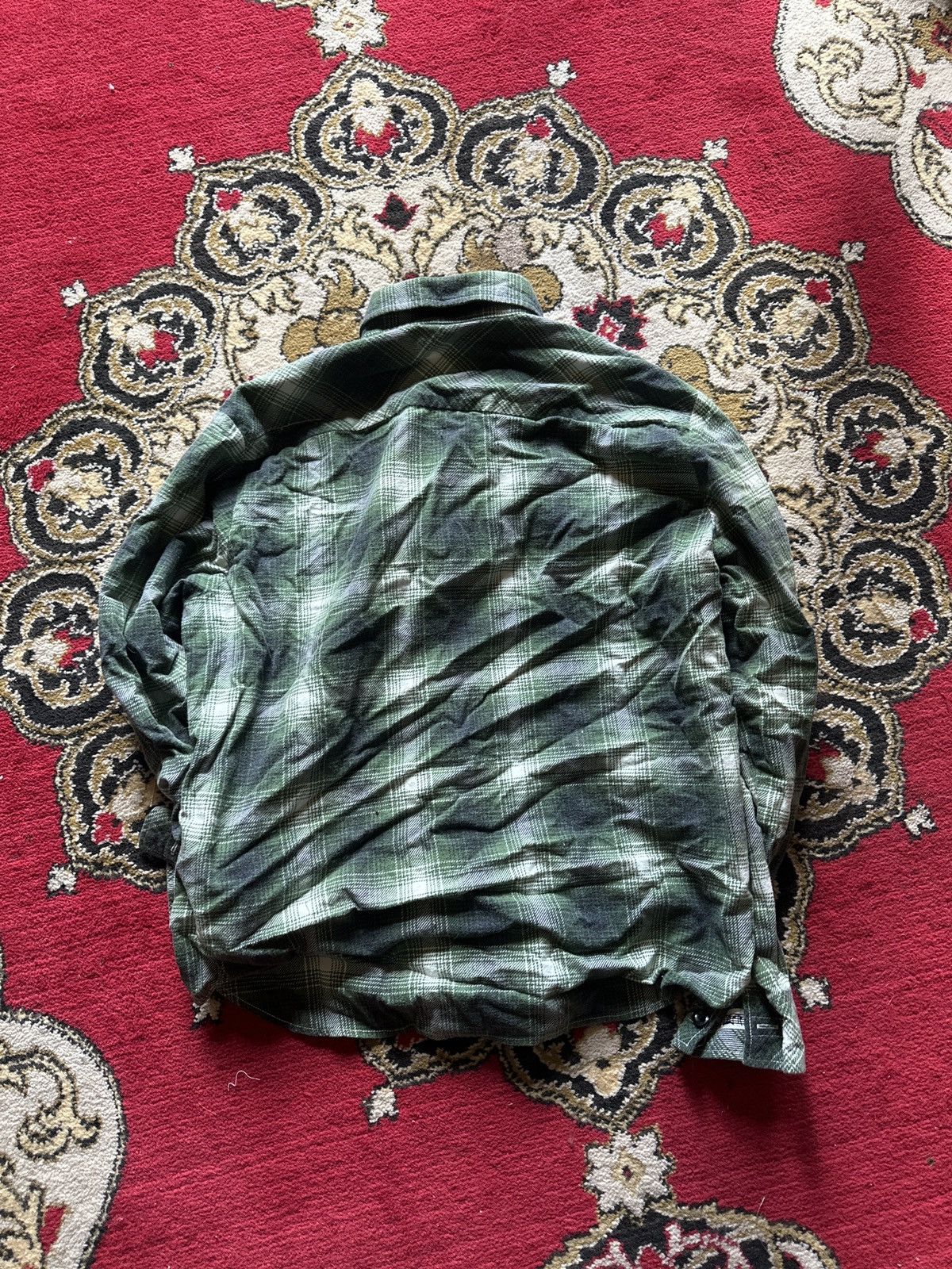 Number (N)ine Green Number (N)ine Button Up Flannel Shirt Size 2 Size US M / EU 48-50 / 2 - 4 Thumbnail