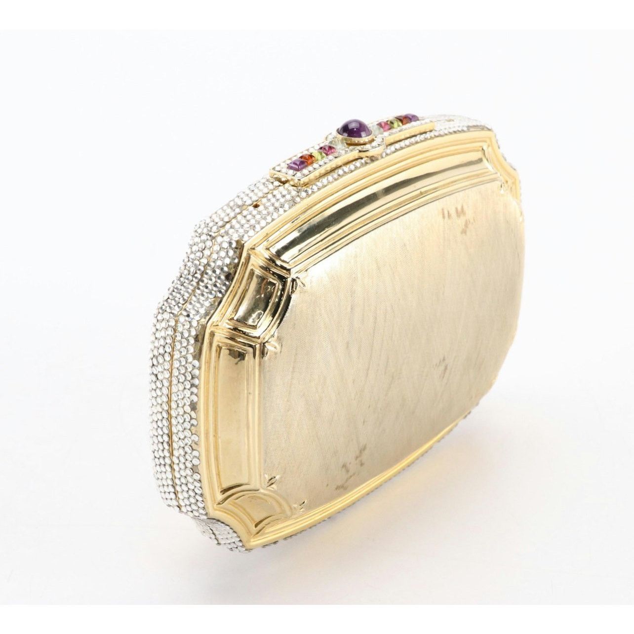 Judith Leiber Judith Leiber Convertible Minaudière with Gemstone & Crystal Size ONE SIZE - 3 Thumbnail