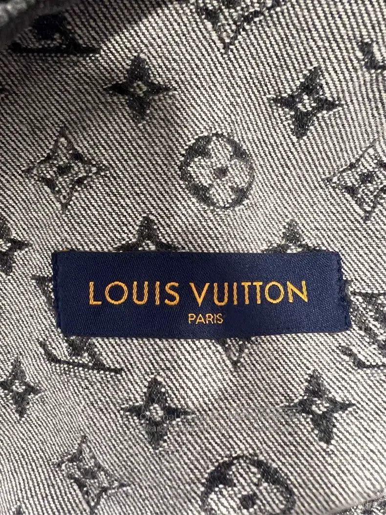 Louis Vuitton Louis Vuitton Nigo Co-Branded Black Grey Denim jacket Size US L / EU 52-54 / 3 - 6 Thumbnail