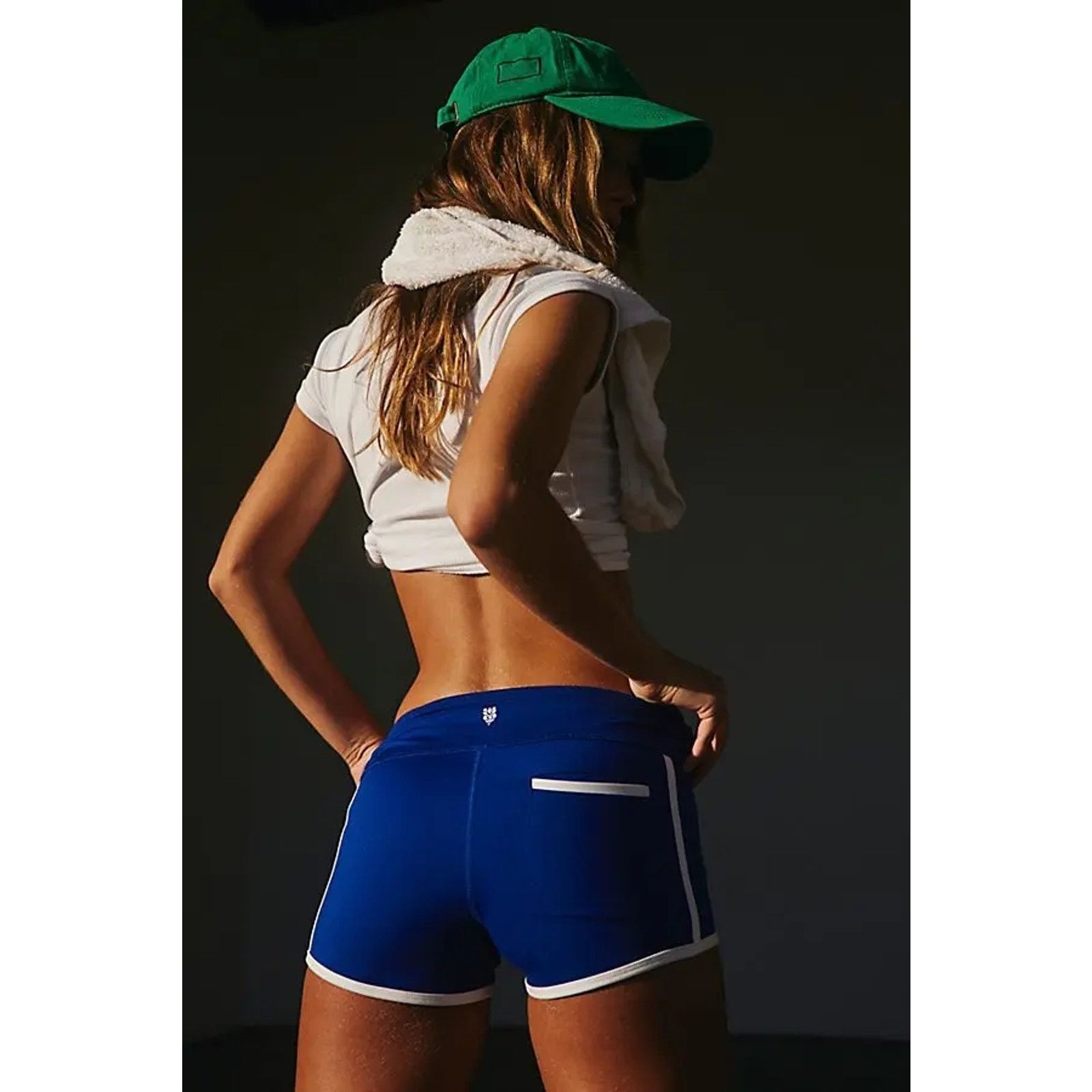Free People New FP MOVEMENT Island Time Shorts $48 XS Sapphire Skies Size 26" / US 2 / IT 38 - 4 Thumbnail