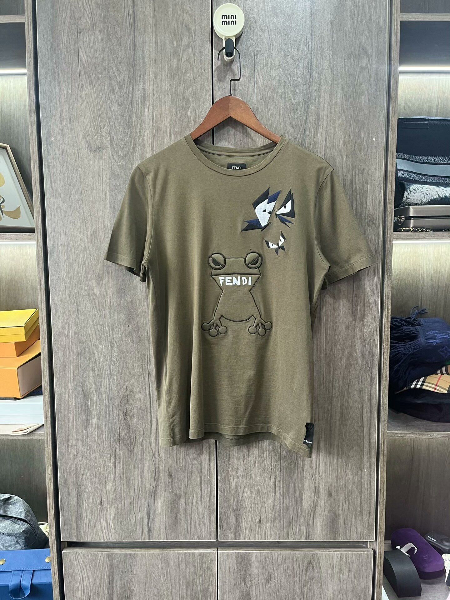 Fendi Fendi Frog Print Short-Sleeve T-Shirt Size US M / EU 48-50 / 2 - 1 Thumbnail