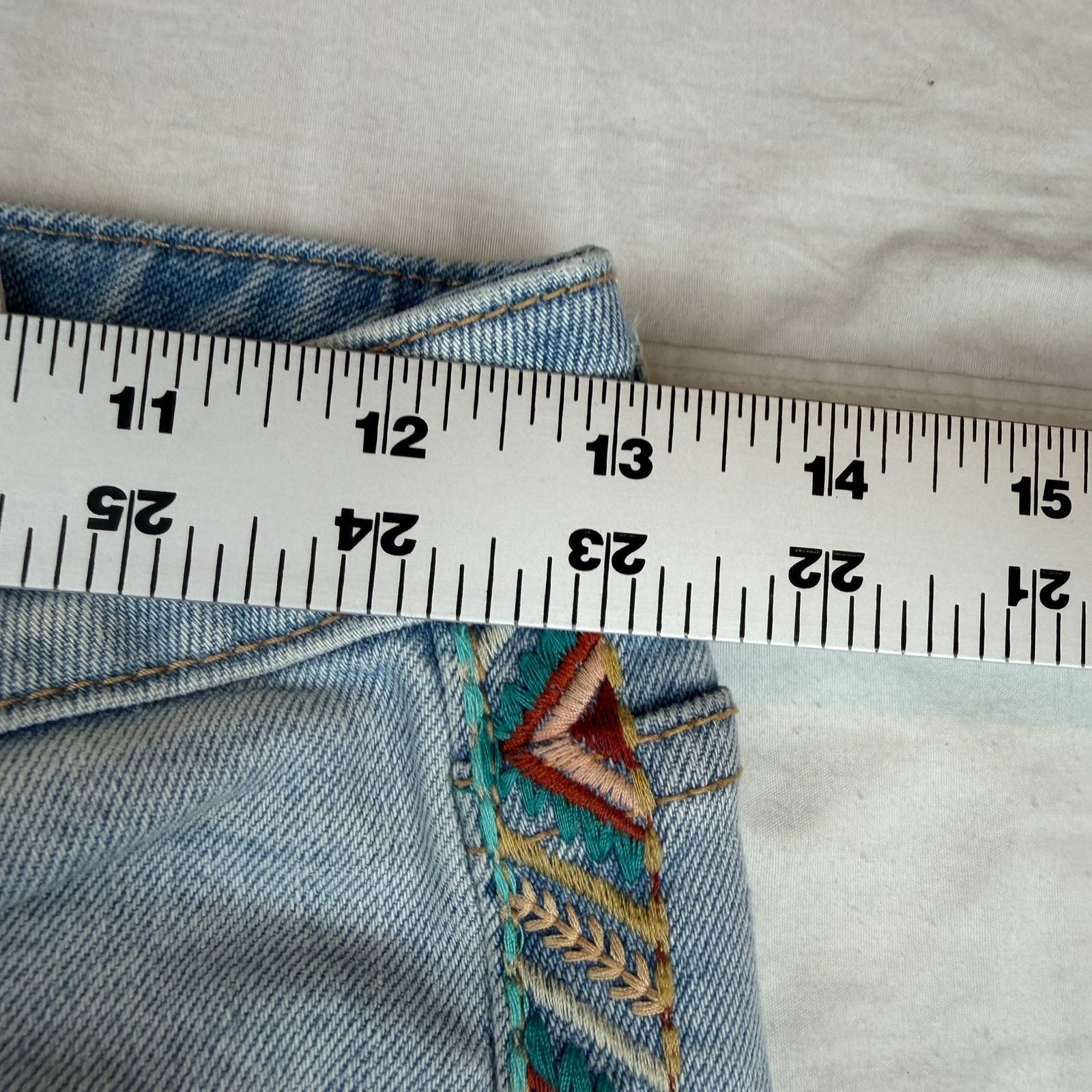 Other Driftwood Gizelle Skinny Jeans Size 24 Aztec Trim Size 24" / US 00 / IT 34 - 4 Thumbnail