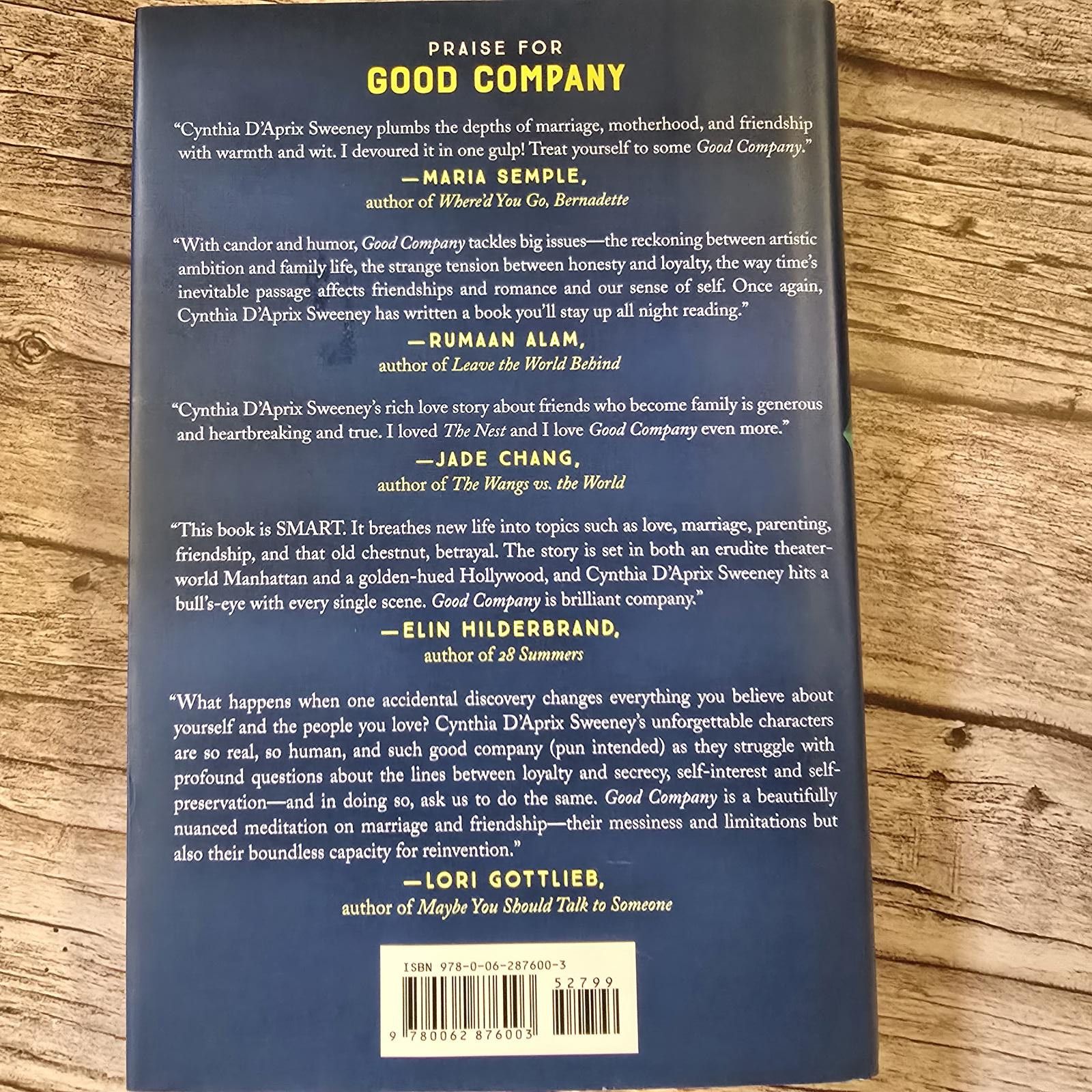 Designer Good Company by Cynthia D'Aprix Sweeney - A Heartfelt Novel Size ONE SIZE - 2 Thumbnail