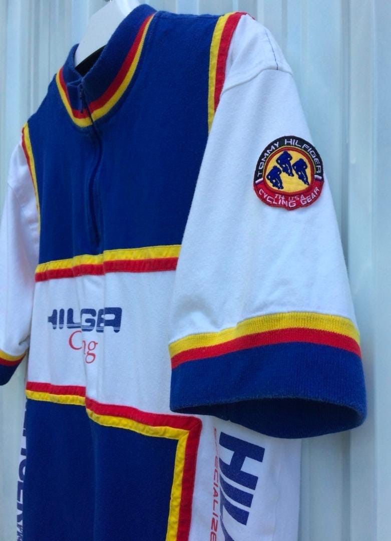 Tommy Hilfiger × Vintage Vtg 90s Tommy Hilfiger cycling gear shirt for specialized Size US L / EU 52-54 / 3 - 2 Thumbnail