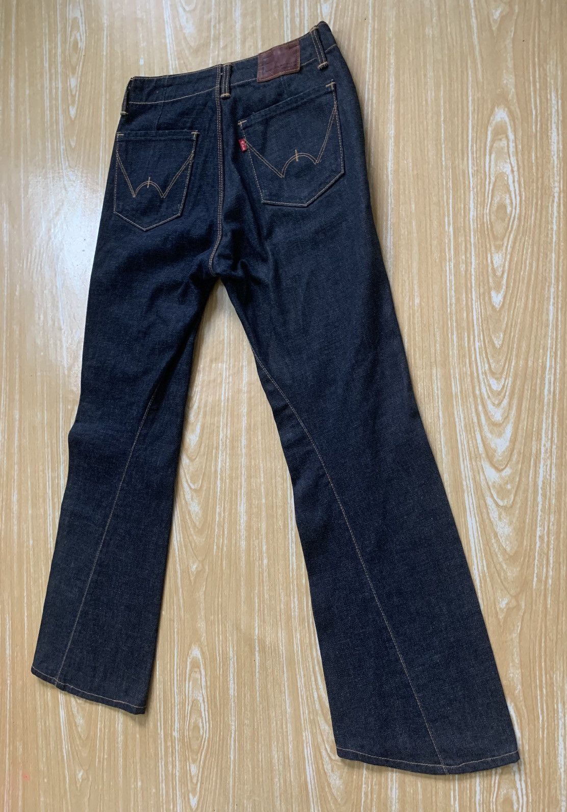 Edwin × Japanese Brand 🔥 Edwin E Function For Youth Flare Denim Jeans Pants Size 25" / US 0 / IT 36 - 8 Thumbnail