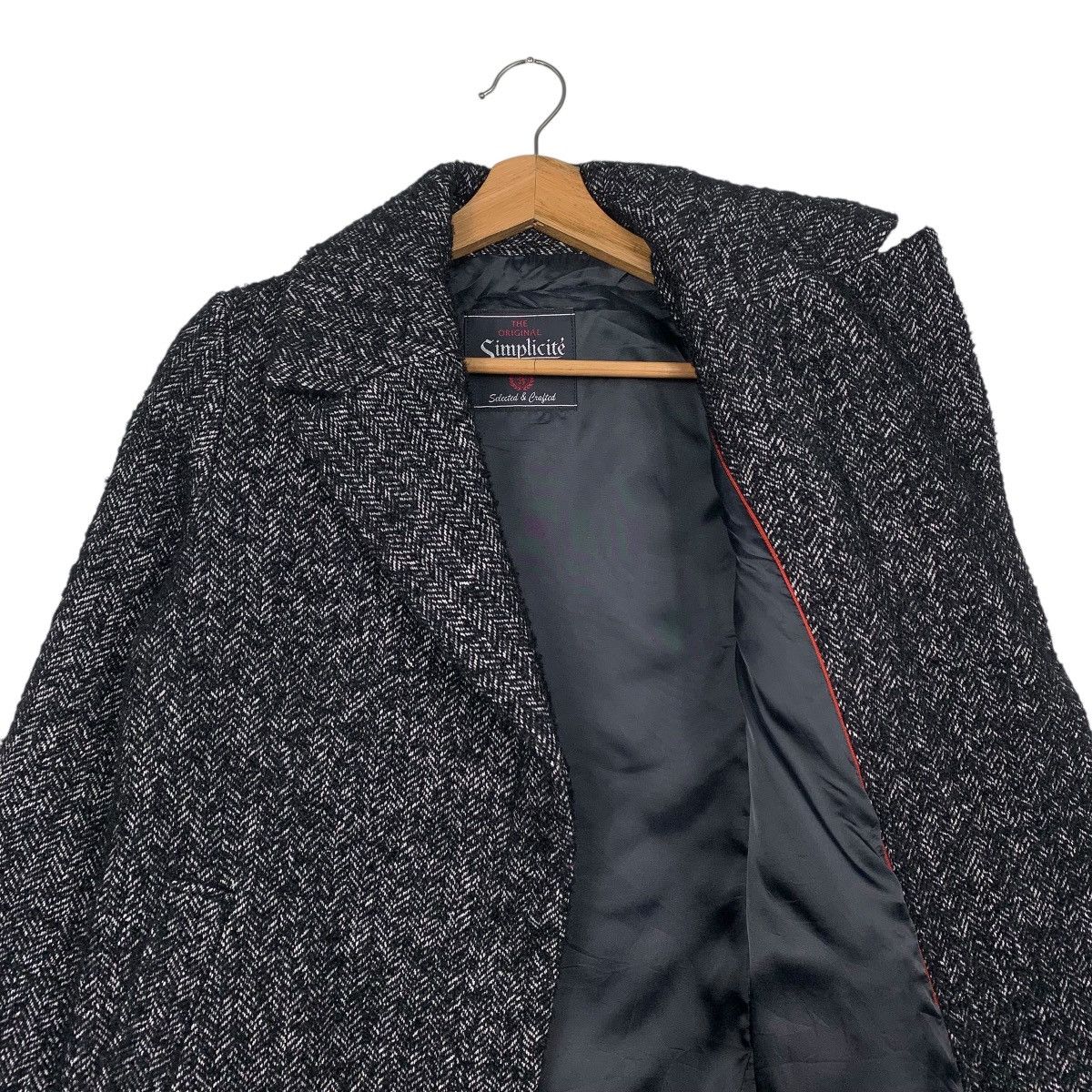 Japanese Brand Japanese Brand Simplicite Herringbone Wool Jacket Size M / US 6-8 / IT 42-44 - 10 Thumbnail