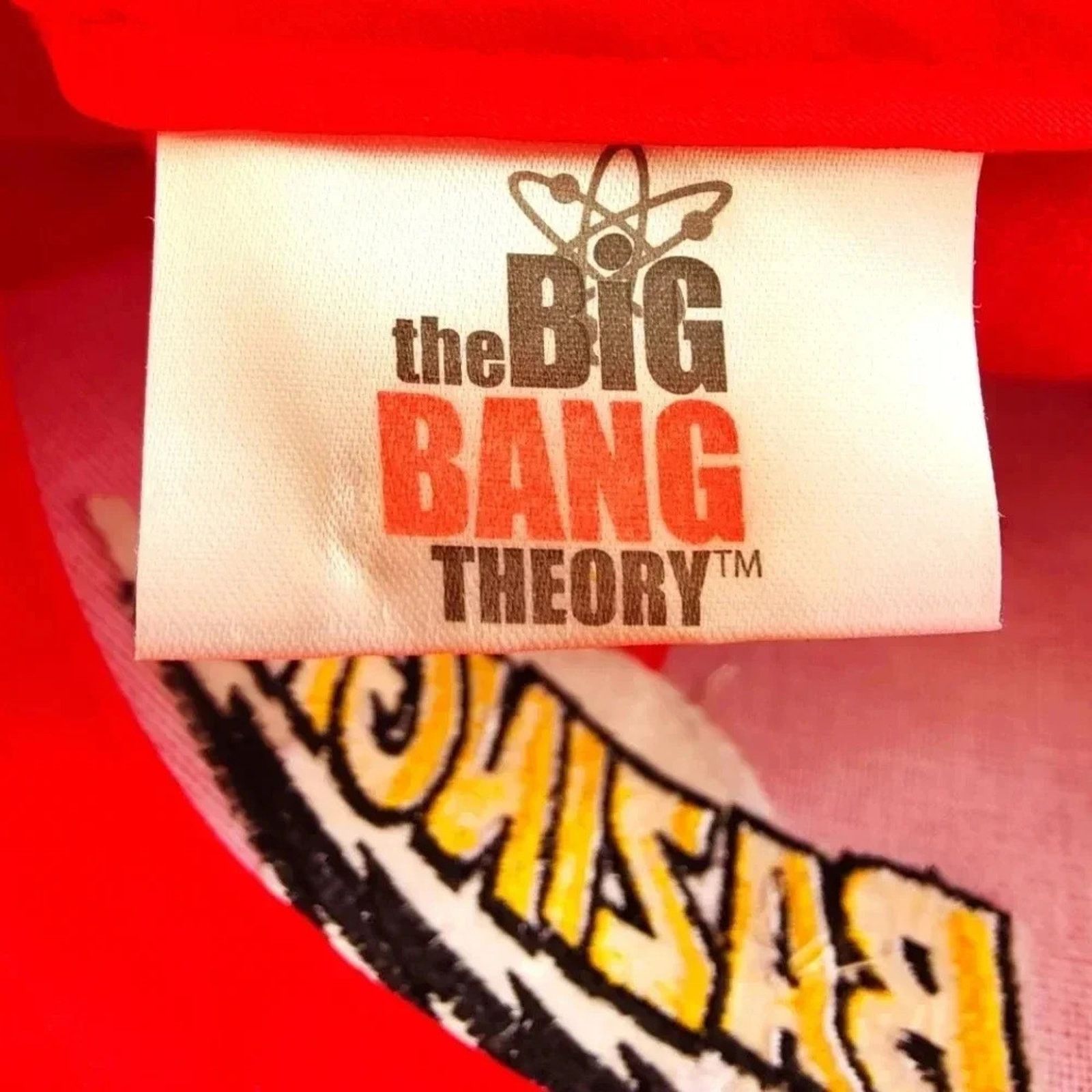 Ripple Junction Big Bang Bazinga! Snapback Hat Cap, One Size Adjustable, Red Size ONE SIZE - 8 Thumbnail