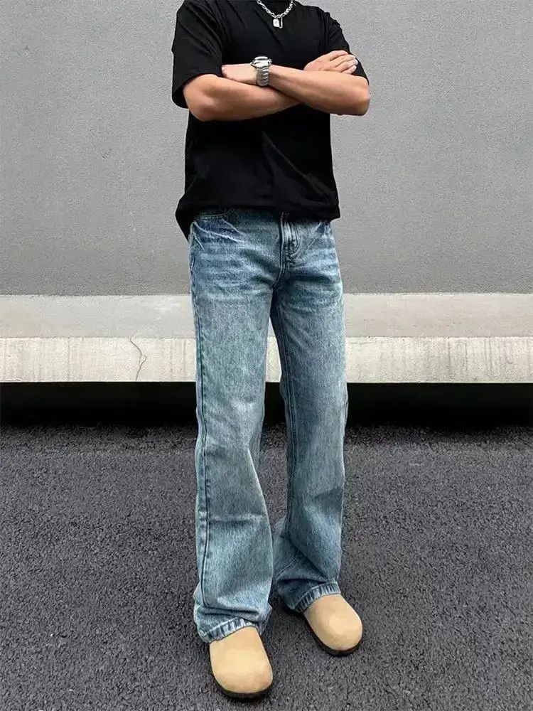 Japanese Brand High Street Micro Flare Vintage Y2K Straight Leg Jeans Size US 32 / EU 48 - 5 Thumbnail