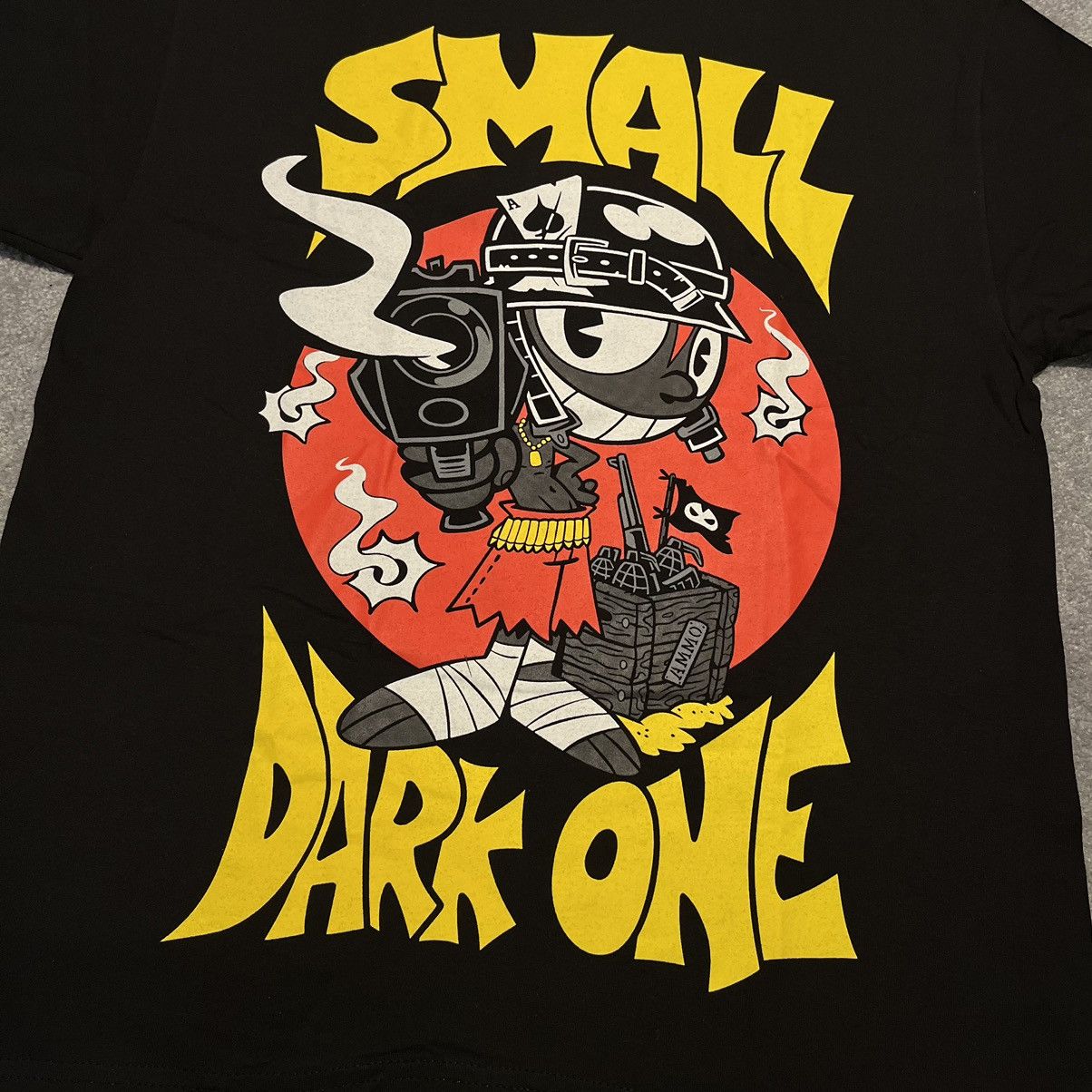 Plague Boulevard Lil Darkie Spider Gang Small Dark One Gunfire Logo Tee Shirt Size US L / EU 52-54 / 3 - 3 Thumbnail
