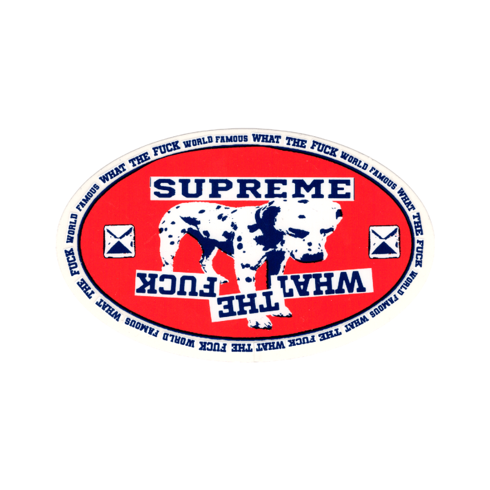 Supreme Supreme Dalmation WTF Sticker Red Size ONE SIZE - 1 Preview