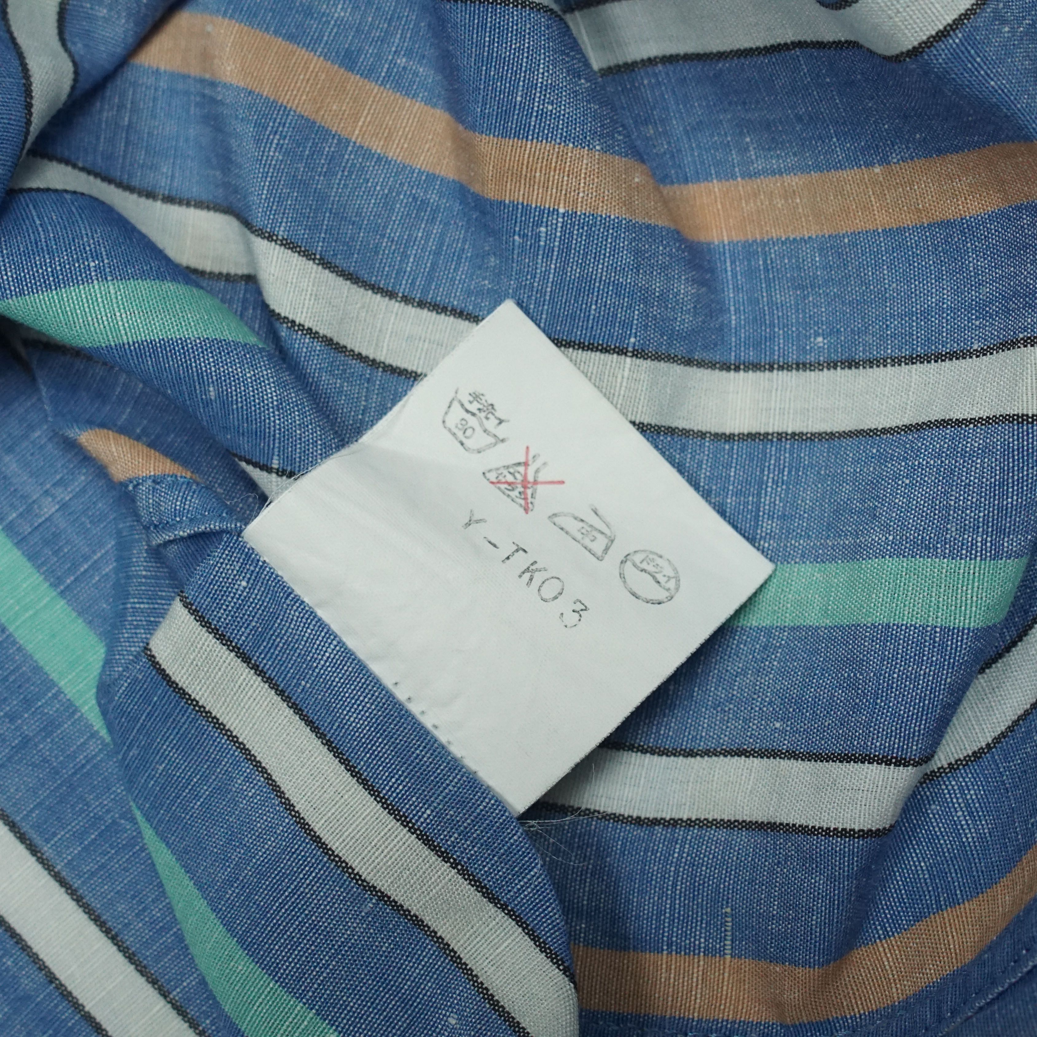 Christian Dior Monsieur *NoTariff 90s Christian Dior Stripe Pocket Shirts Size US M / EU 48-50 / 2 - 5 Thumbnail