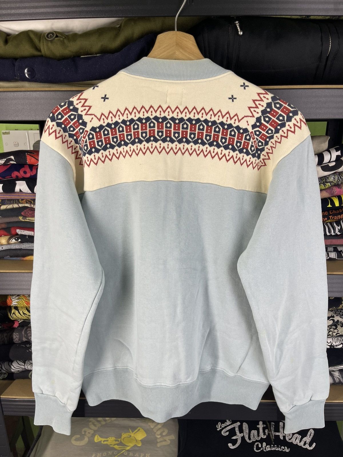 The Flat Head Vintage The Flat Head 11oz Snowflake Loopwheeled Sweatshirt Size US M / EU 48-50 / 2 - 9 Thumbnail