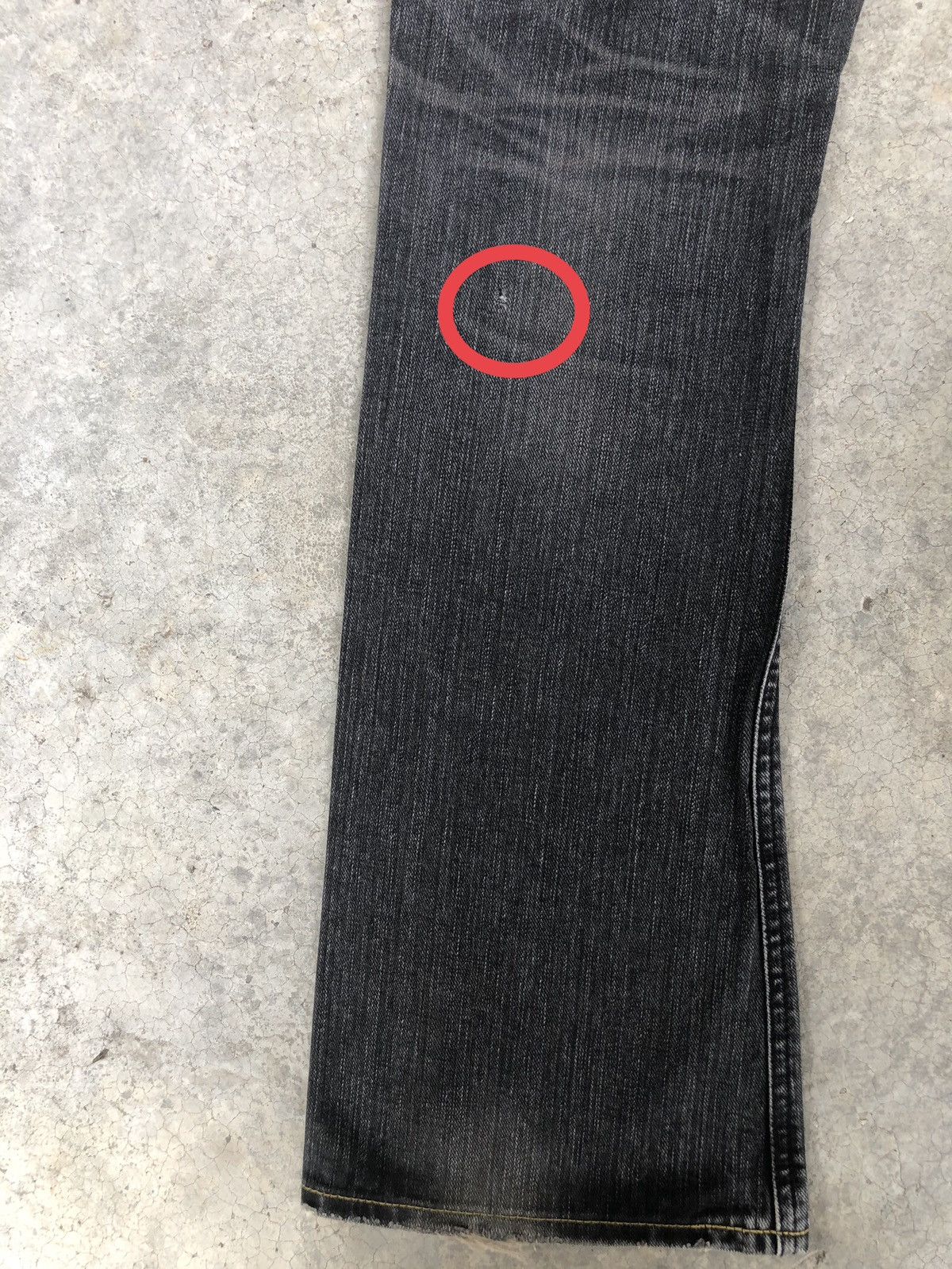 If Six Was Nine Japanese Lee Flared Jeans Distressed Jeans Size US 33 - 18 Thumbnail