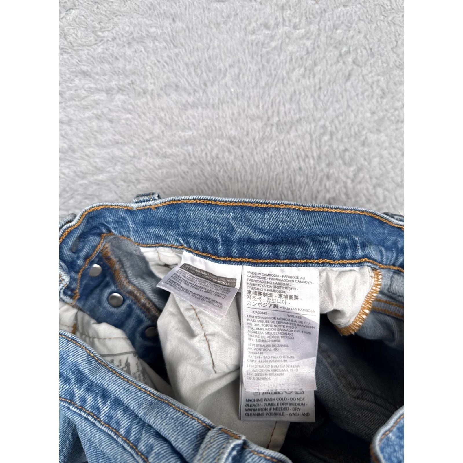Levi's VINTAGE? No — Levis Jeans 501 XX Slim Denim Blue 27x25 Jeans Size 27" / US 4 / IT 40 - 7 Thumbnail