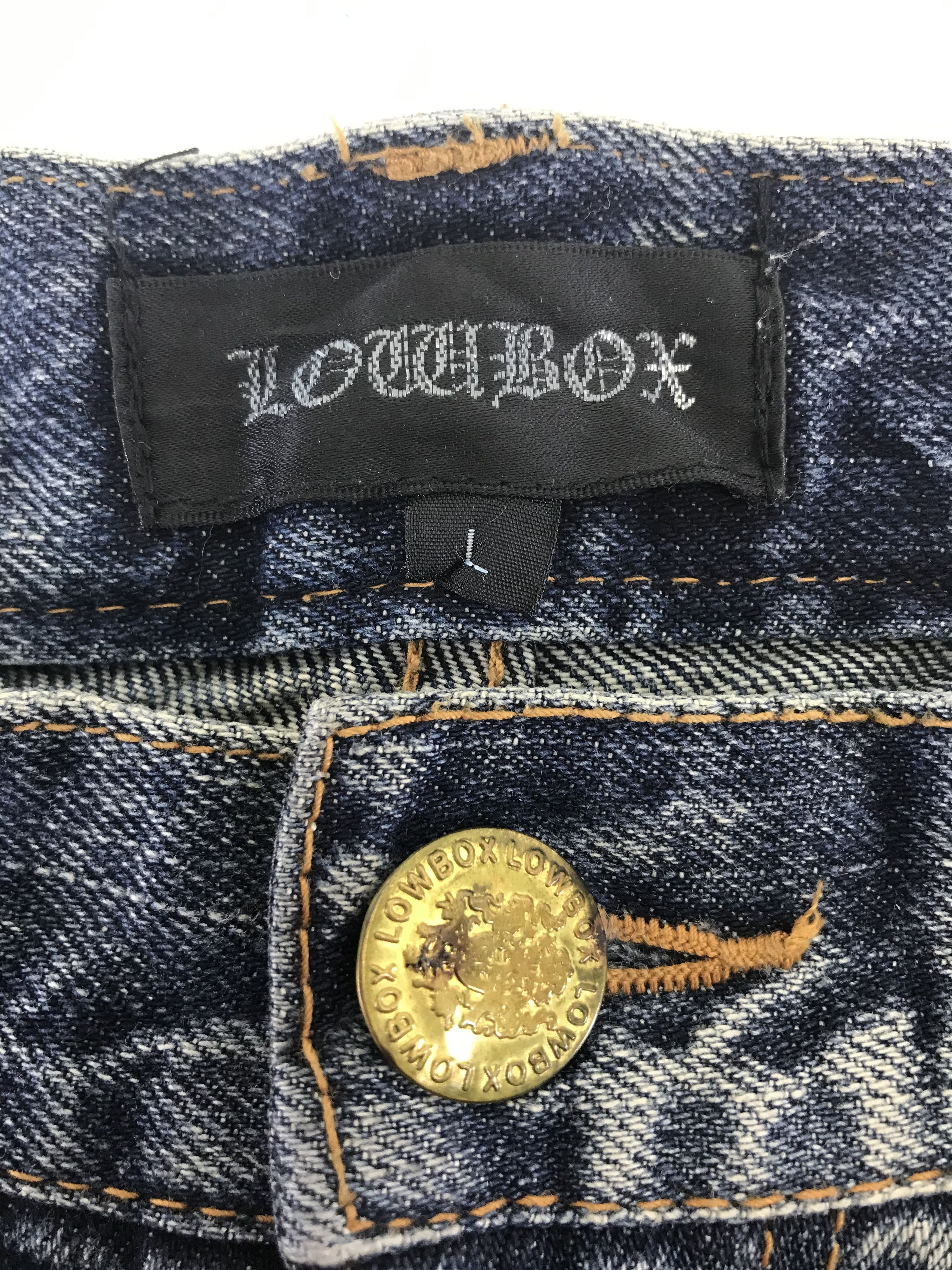 LOWBOX Lowbox Japanese Ripped Style Flare Jeans Bell Bottom Denim Size US 32 / EU 48 - 10 Thumbnail