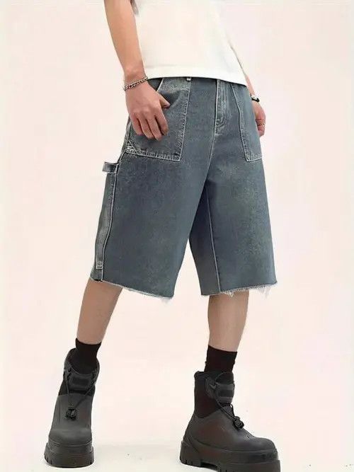 Japanese Brand × Vintage VINTAGE Y2K RETRO jeans denim shorts Size US 37 - 3 Thumbnail