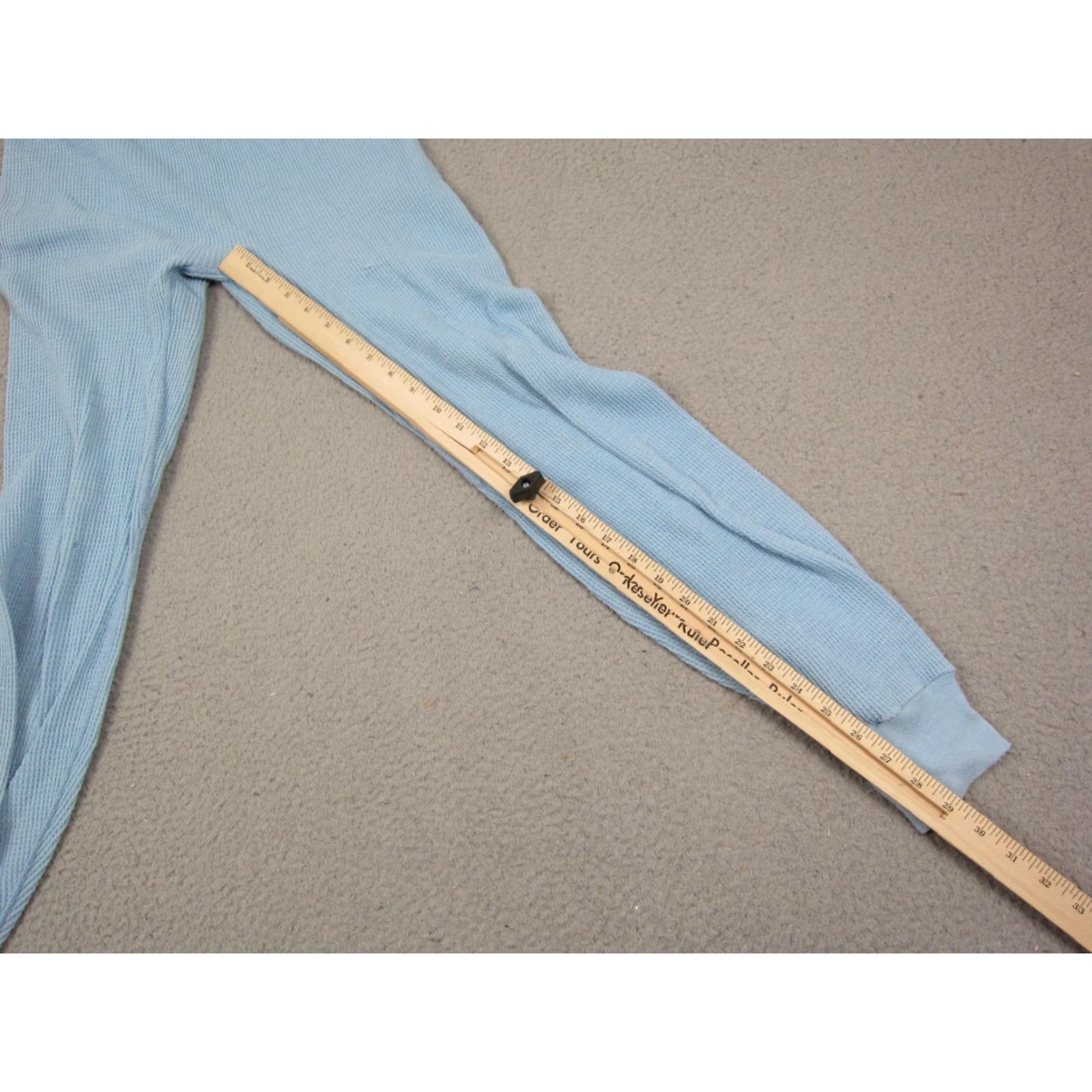 Vintage VINTAGE Montgomery Ward Pants Womens XL Blue Thermal Layer Knit 29in Inseam Casual Winter Fall Sweatpants City Mens Womens Size 40" / US 18 - 7 Thumbnail