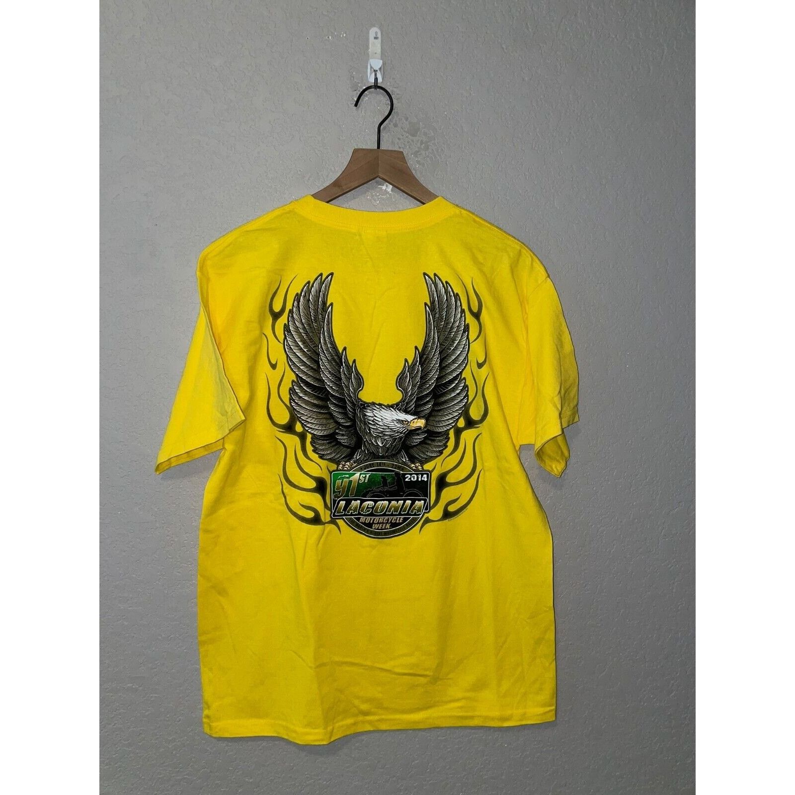 Alstyle Laconia Motorcycle Week Shirt Graphic Tee 2010s 2014 Large Size US L / EU 52-54 / 3 - 5 Thumbnail