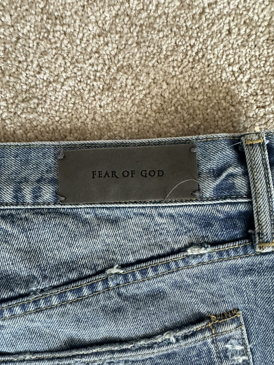 Fear of God Fourth Collection Second Batch Indigo Jeans Size US 35 - 7 Thumbnail