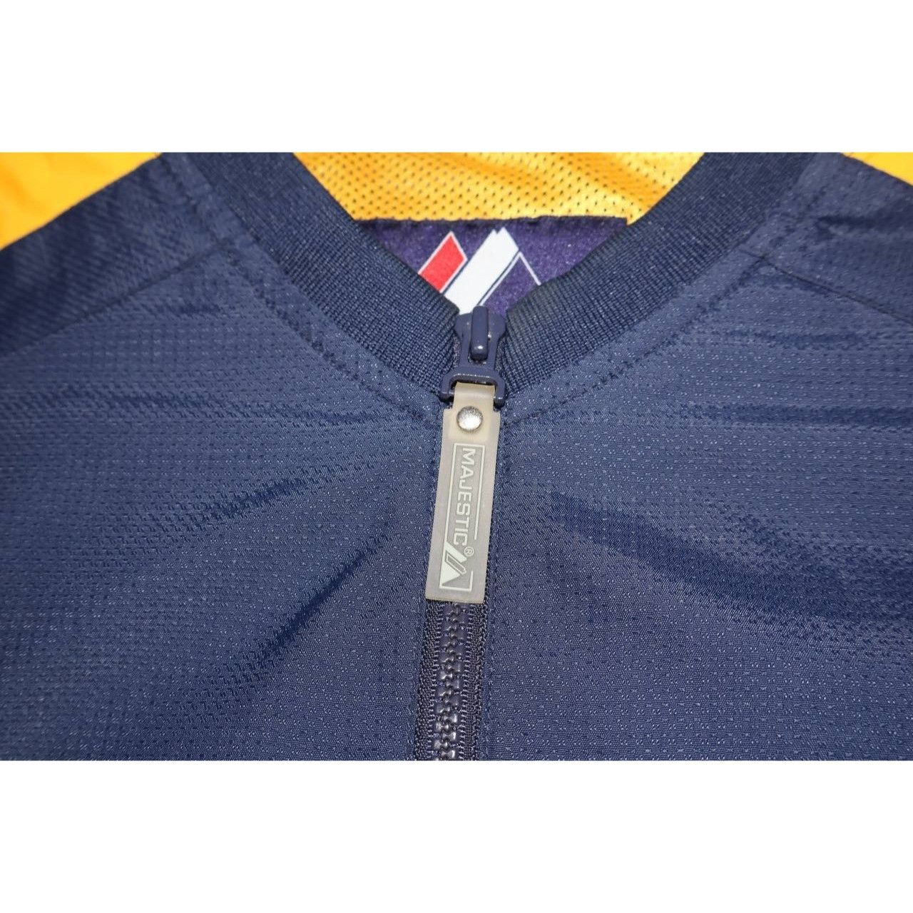 Majestic Michigan Wolverines Majestic 1/4 Zip Pullover Sweatshirt Size US XL / EU 56 / 4 - 4 Thumbnail
