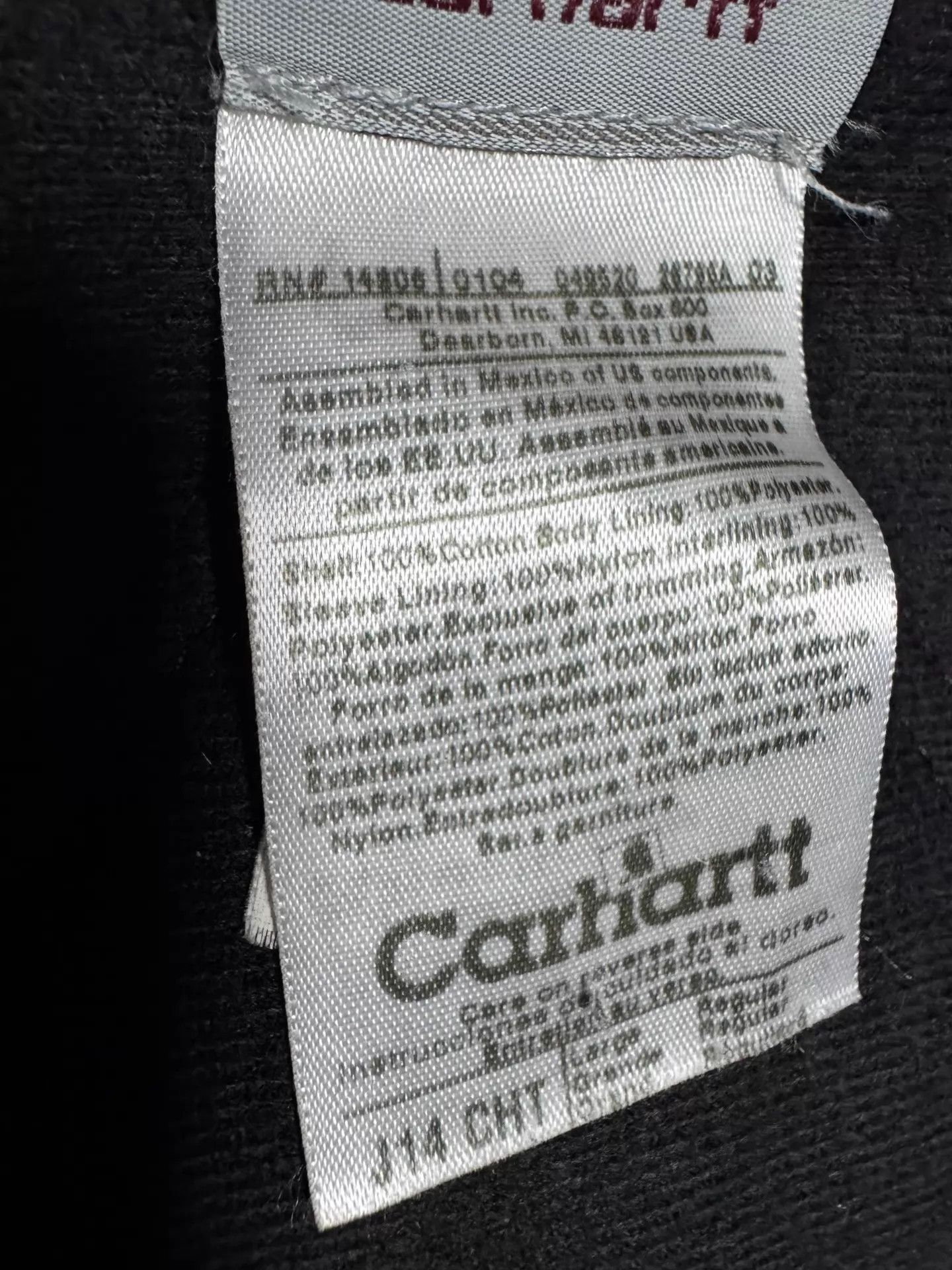 Carhartt Vintage Carhartt J14 Santa Fe Jacket Maroon L Size US L / EU 52-54 / 3 - 8 Thumbnail