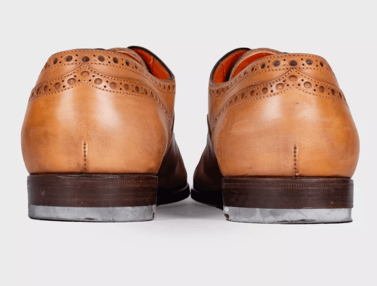 Santoni Santoni Men’s Brown Leather Brogue Shoes Size US 10 / EU 43 - 5 Thumbnail