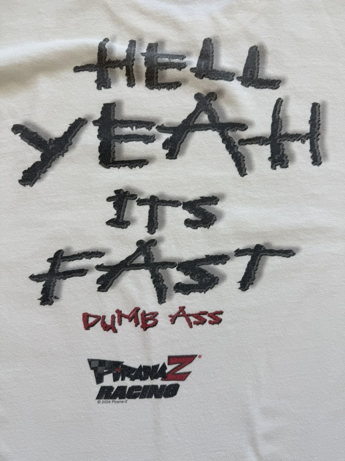 Vintage Vintage 04 Piranaz Racing Hell Yeah It’s Fast Shirt Size US XXL / EU 58 / 5 - 4 Thumbnail