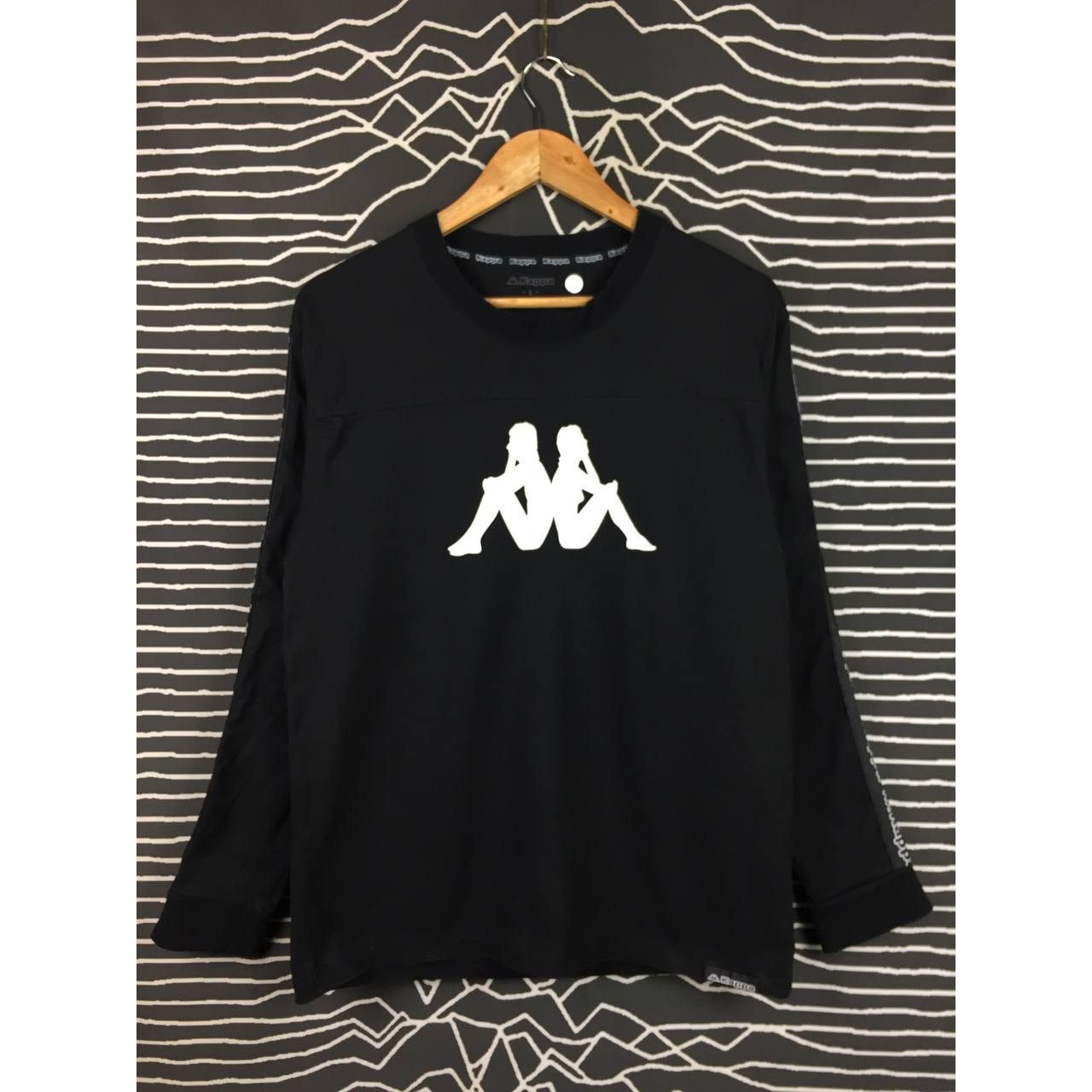 Kappa × Vintage Kappa Big Logo Side Tape long Sleeve Tee Size US M / EU 48-50 / 2 - 3 Thumbnail
