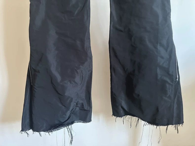 Rick Owens Rick Owens Mainline nylon zip flared pants Size US 28 / EU 44 - 4 Thumbnail