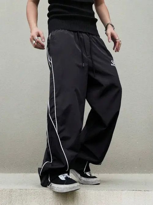 Japanese Brand × Vintage Casual Y2k Sweatpants Loose Fit Size US 30 / EU 46 - 2 Thumbnail