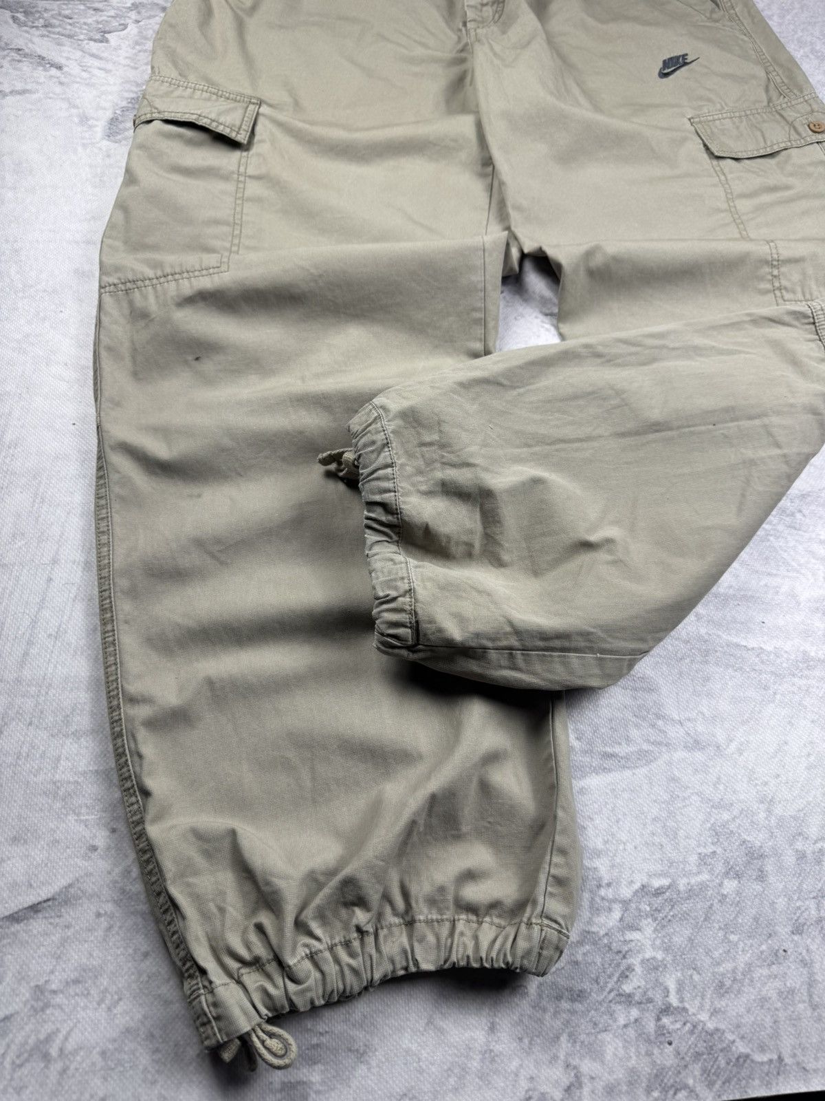 Nike × Vintage NIKE CARGO VINTAGE BASIC LOGO OVERSIZE BAGGY PANTS Size US 34 / EU 50 - 2 Thumbnail