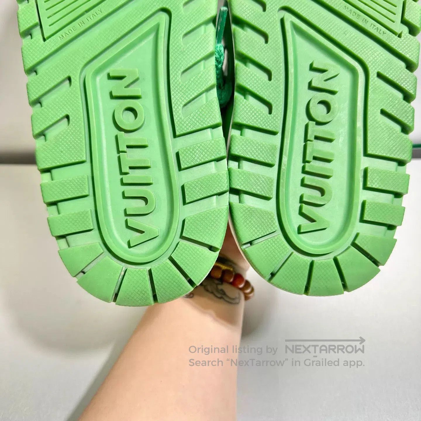 Louis Vuitton Green Low. Size US 7 / EU 40 - 8 Thumbnail